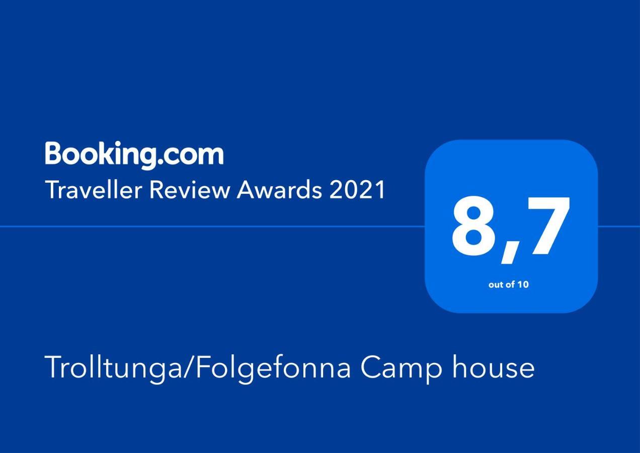 永达尔Trolltunga/Folgefonna Camp House别墅 外观 照片